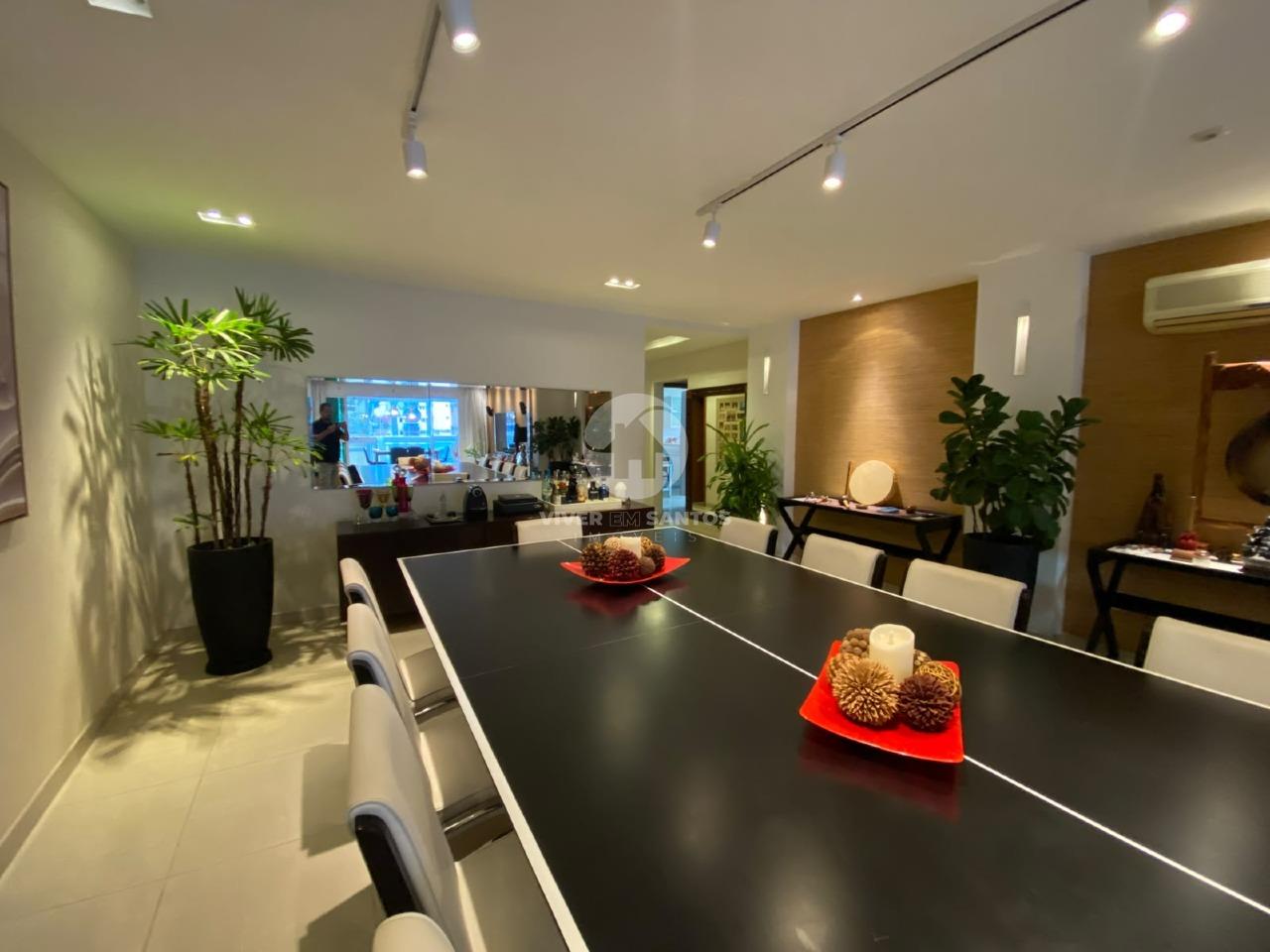 Apartamento Alto Padrão 227 m², 3 Suítes com Closet, Varanda Gourmet e 3 Vagas na Aparecida – Santos/SP em Aparecida, Santos — foto 8