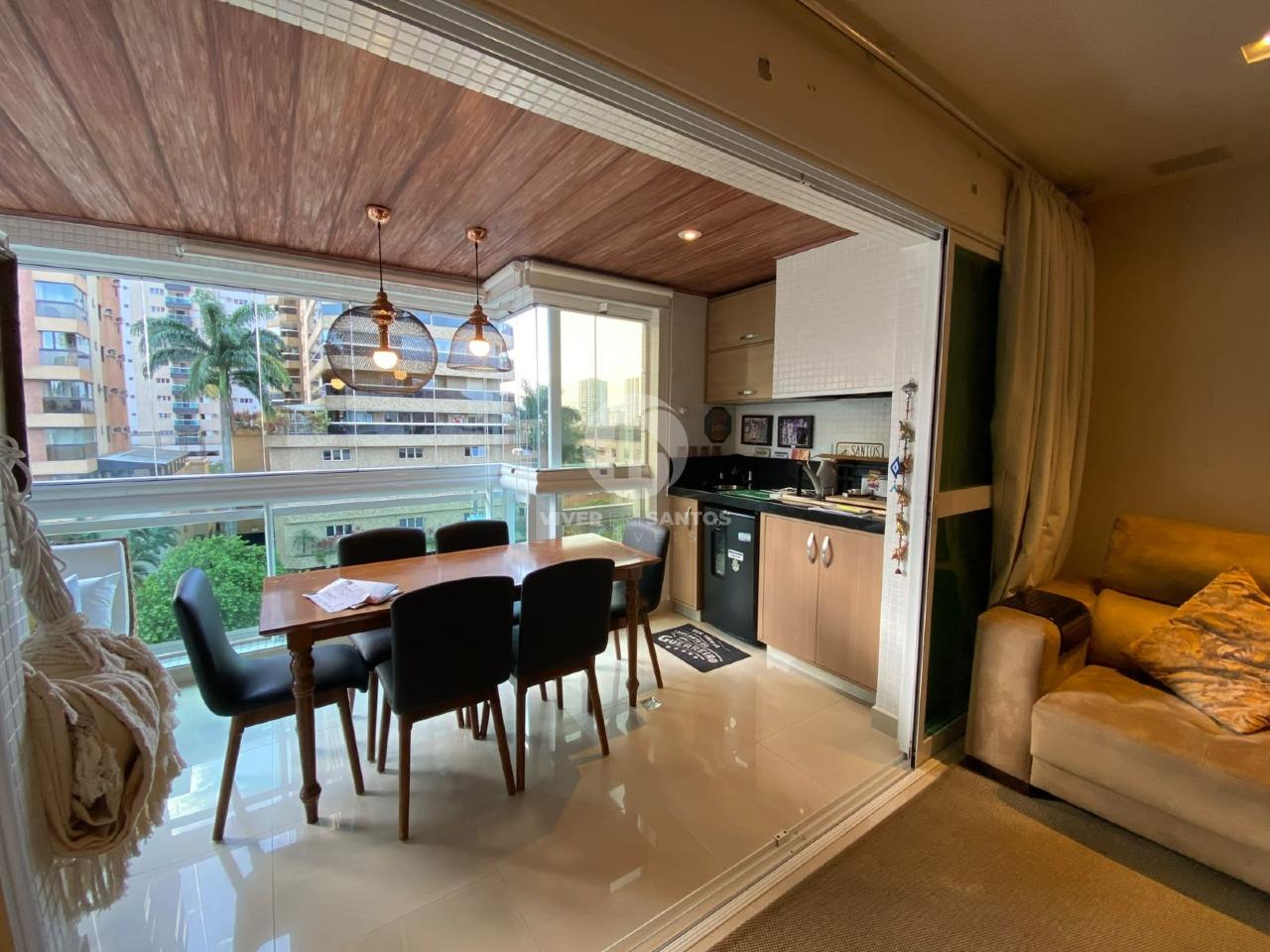 Apartamento Alto Padrão 227 m², 3 Suítes com Closet, Varanda Gourmet e 3 Vagas na Aparecida – Santos/SP em Aparecida, Santos — foto 3