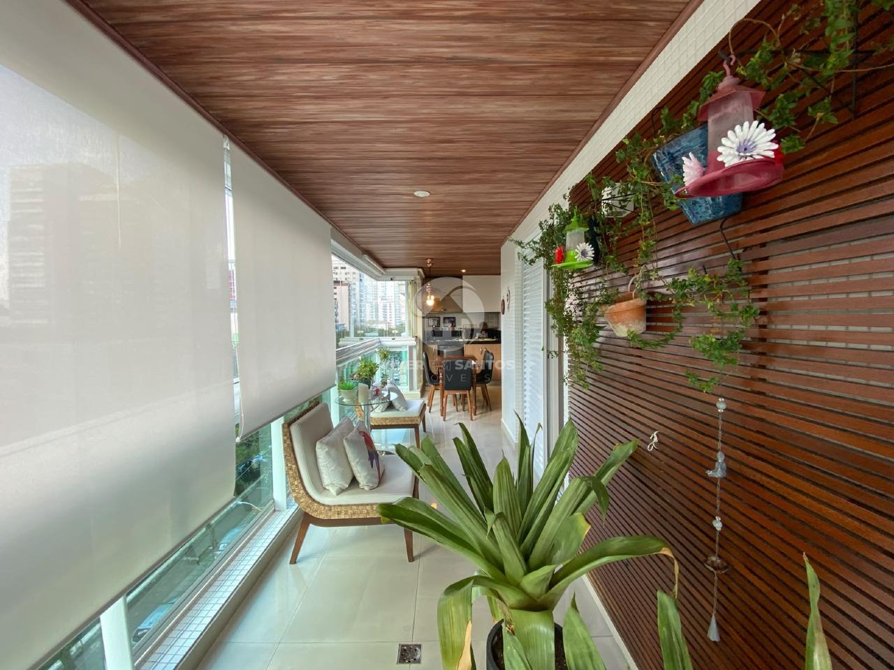 Apartamento Alto Padrão 227 m², 3 Suítes com Closet, Varanda Gourmet e 3 Vagas na Aparecida – Santos/SP em Aparecida, Santos — foto 4