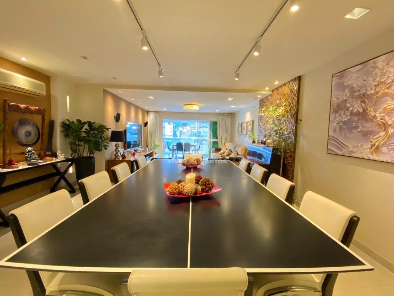 Apartamento Alto Padrão 227 m², 3 Suítes com Closet, Varanda Gourmet e 3 Vagas na Aparecida – Santos/SP em Aparecida, Santos — foto 7