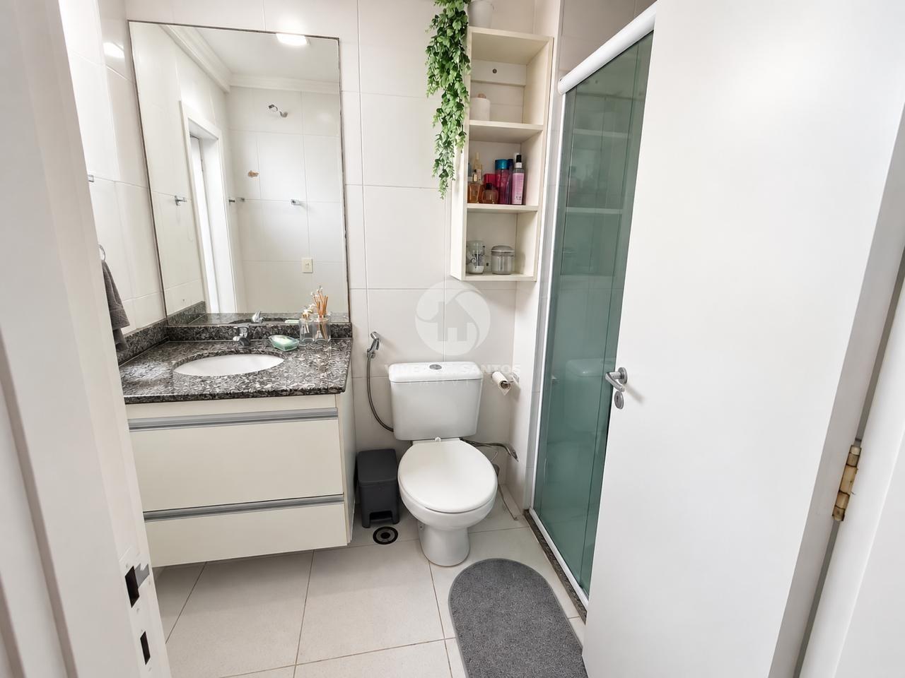 Apartamento 2 Dormitórios, Suíte, Sacada com Vista Livre e Lazer Completo Próximo à Av. Afonso Pena no Estuário – Santos/SP em Estuário, Santos — foto 13