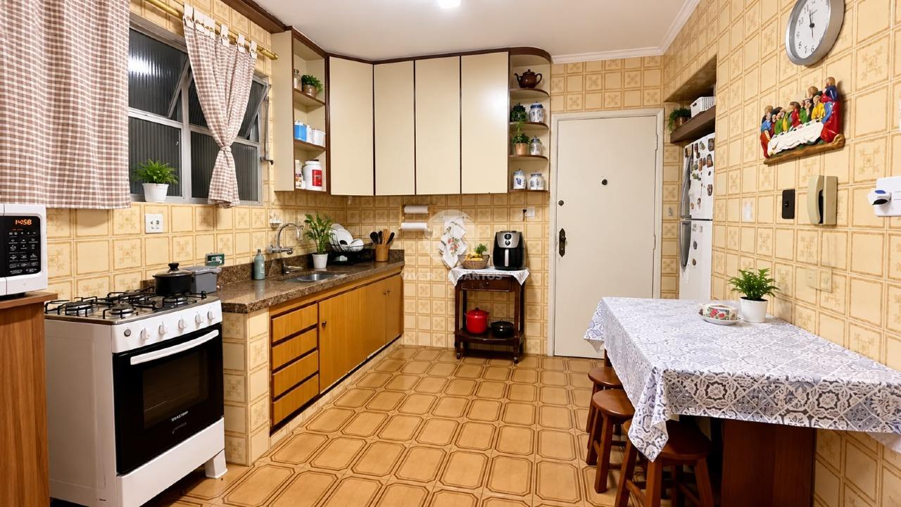 Apartamento 130 m², 3 Dormitórios, Suíte, Varandas e Lazer no Campo Grande – Santos/SP em Campo Grande, Santos — foto 10