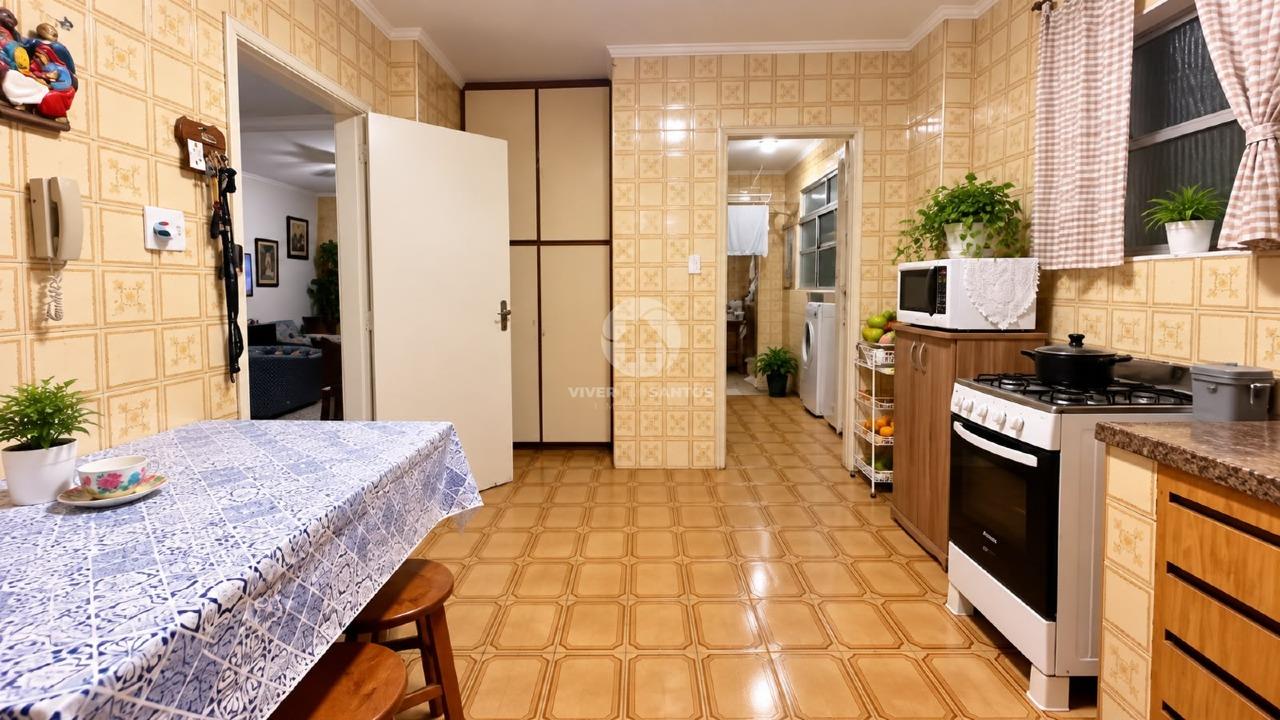 Apartamento 130 m², 3 Dormitórios, Suíte, Varandas e Lazer no Campo Grande – Santos/SP em Campo Grande, Santos — foto 9