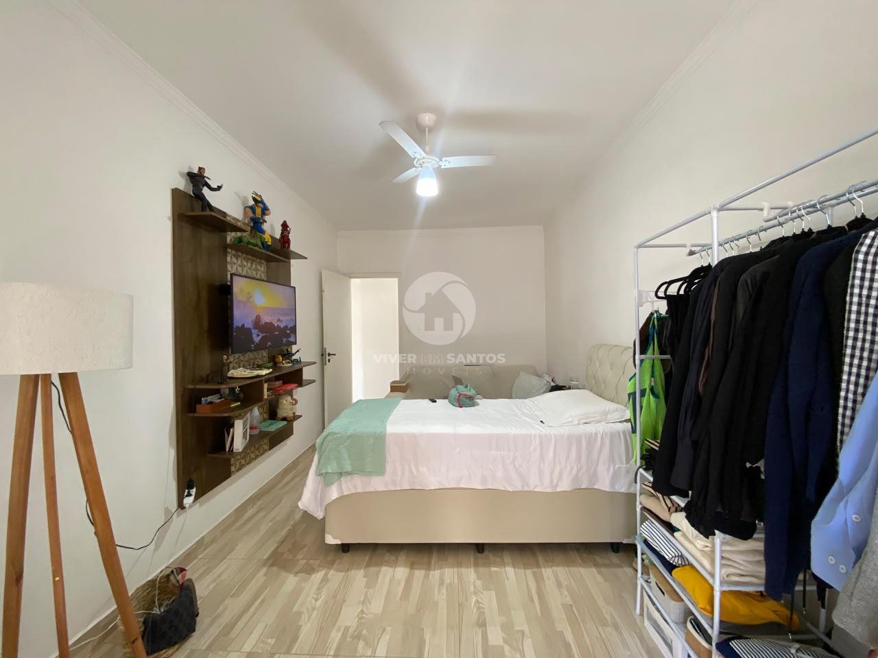 Apartamento Reformado 150 m², 3 Dormitórios, Suíte, Varanda e 2 Vagas na Ponta da Praia – Santos/SP em Ponta da Praia, Santos — foto 12
