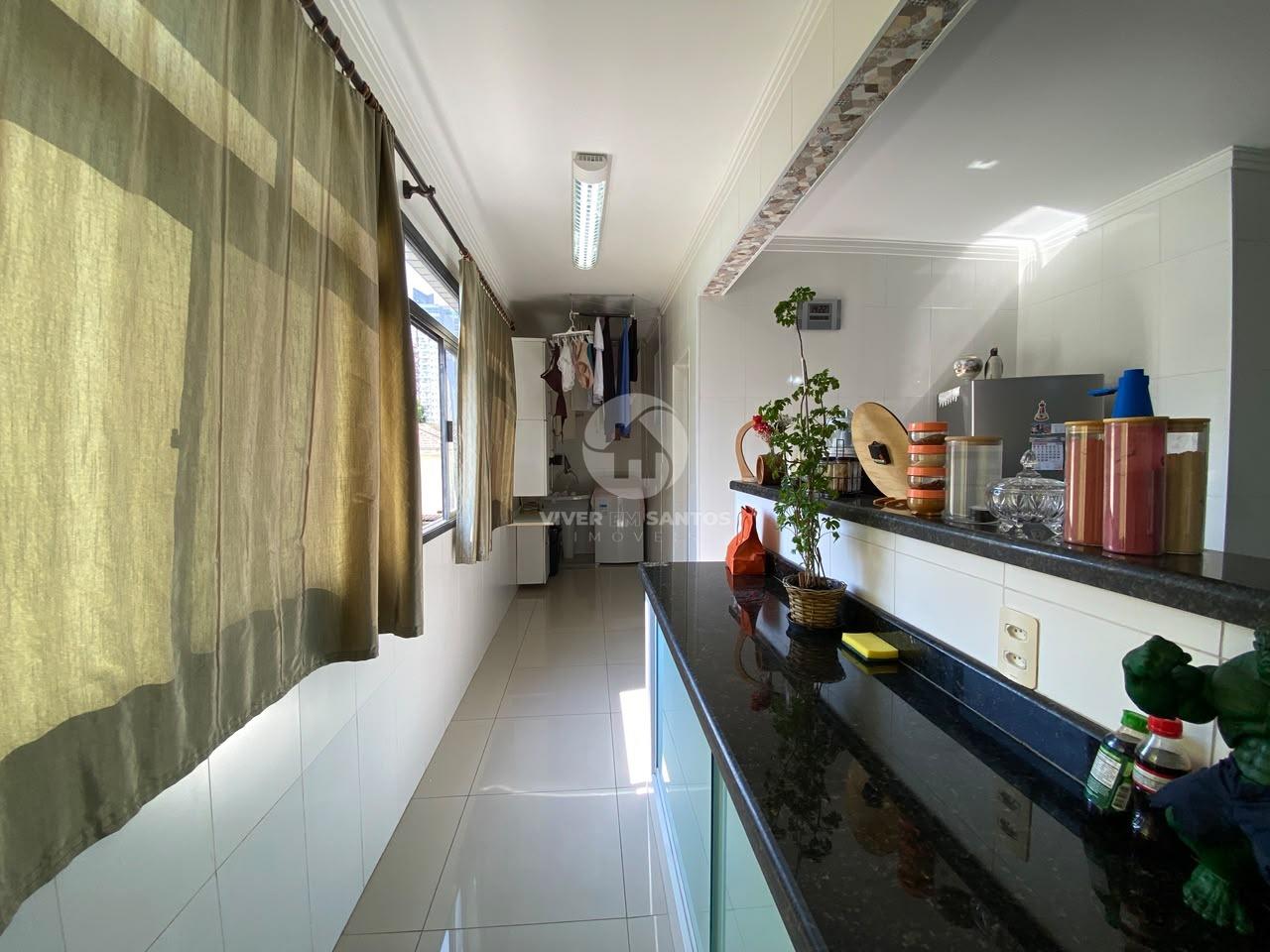 Apartamento Reformado 150 m², 3 Dormitórios, Suíte, Varanda e 2 Vagas na Ponta da Praia – Santos/SP em Ponta da Praia, Santos — foto 22