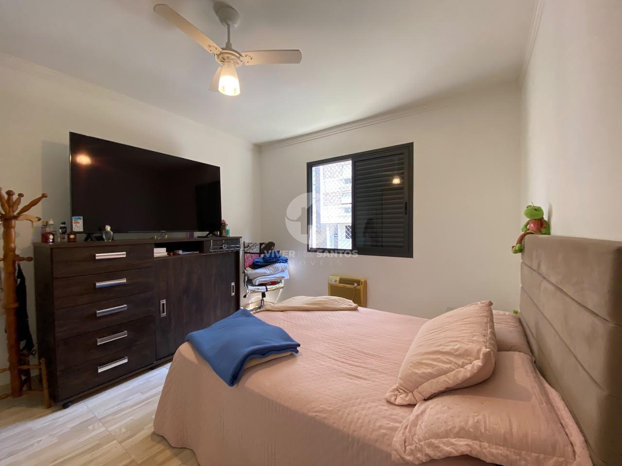 Apartamento Reformado 150 m², 3 Dormitórios, Suíte, Varanda e 2 Vagas na Ponta da Praia – Santos/SP em Ponta da Praia, Santos — foto 6