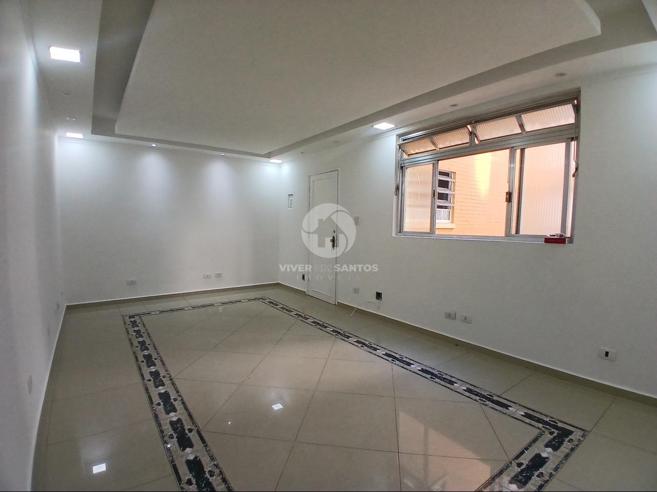 Apartamento 116 m², 3 Dormitórios, Porcelanato e Vaga de Garagem no Boqueirão – Santos/SP em Boqueirão, Santos — foto 3