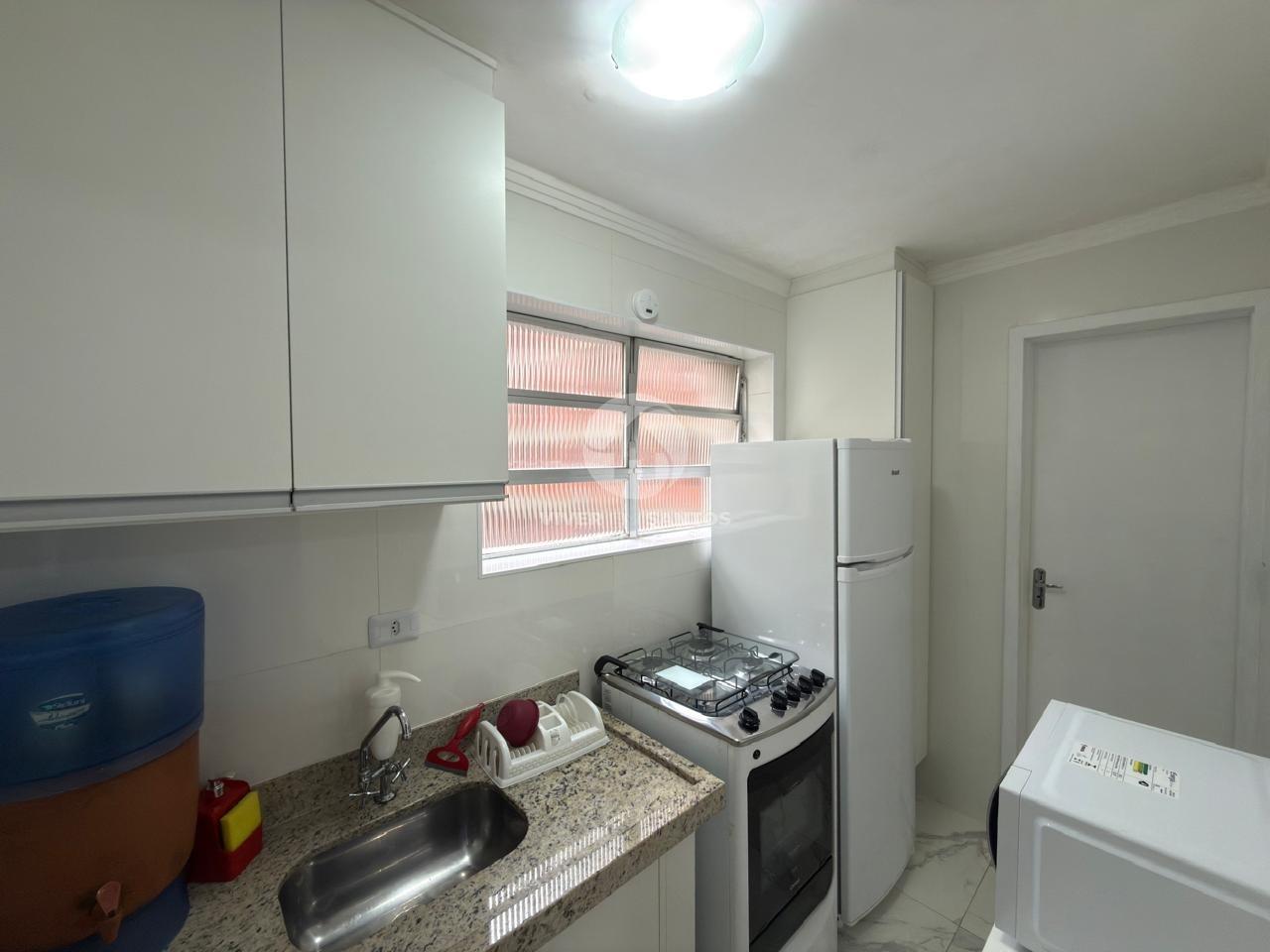 Apartamento Reformado e Mobiliado, 1 Dormitório e Vista para o Mar a 50 Metros da Praia no Embaré – Santos/SP em Embaré, Santos — foto 12