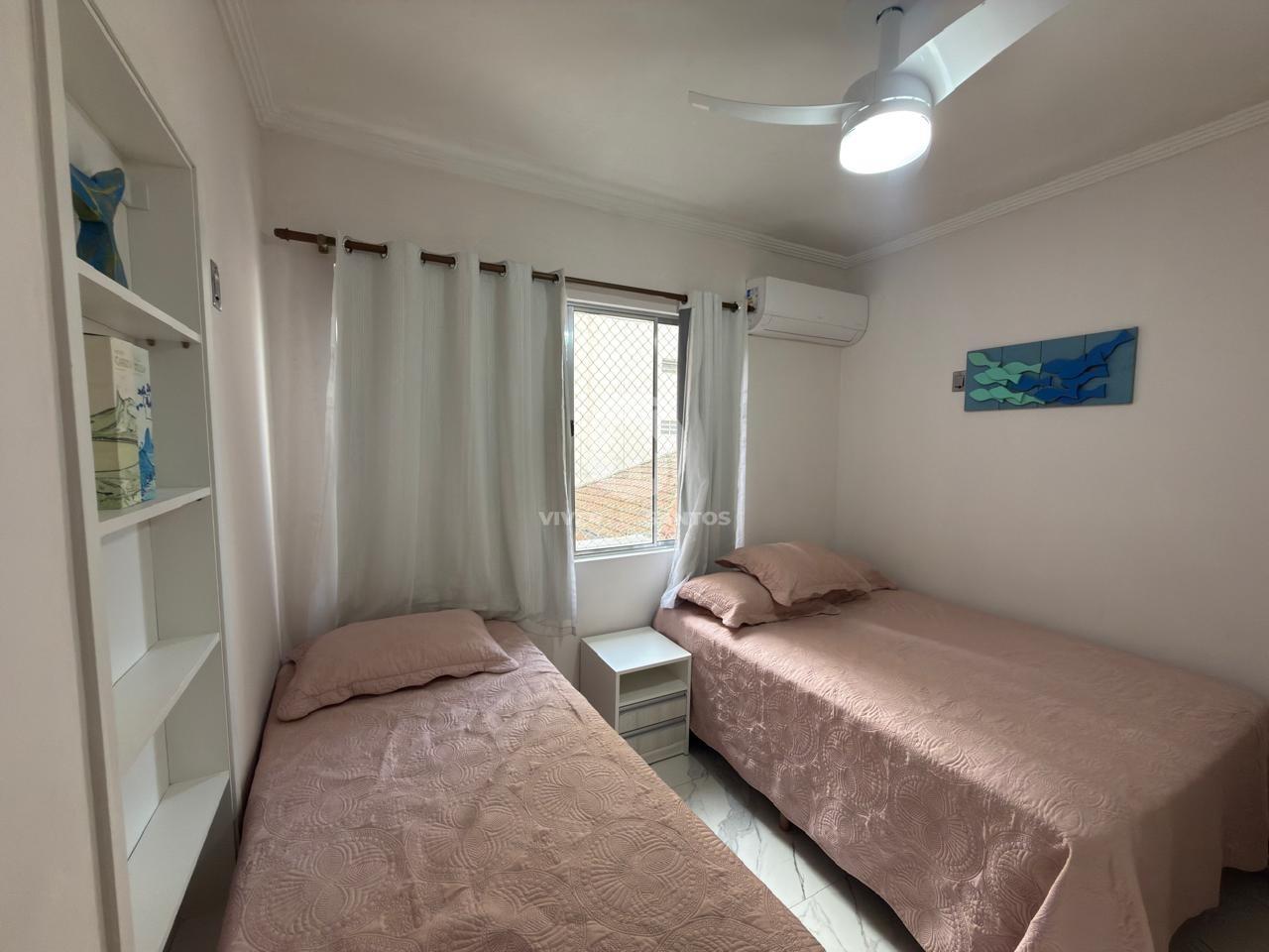 Apartamento Reformado e Mobiliado, 1 Dormitório e Vista para o Mar a 50 Metros da Praia no Embaré – Santos/SP em Embaré, Santos — foto 14
