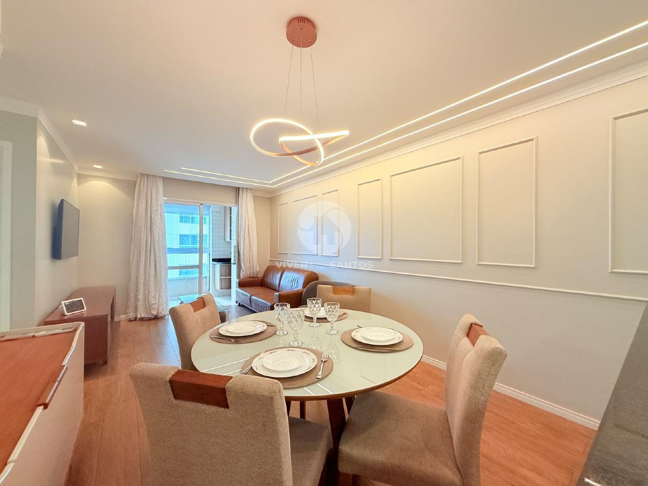 Apartamento Mobiliado 77 m², 3 Dormitórios, Suíte, Varanda Gourmet, 2 Vagas e Lazer Completo na Ponta da Praia – Santos/SP em Ponta da Praia, Santos — foto 2