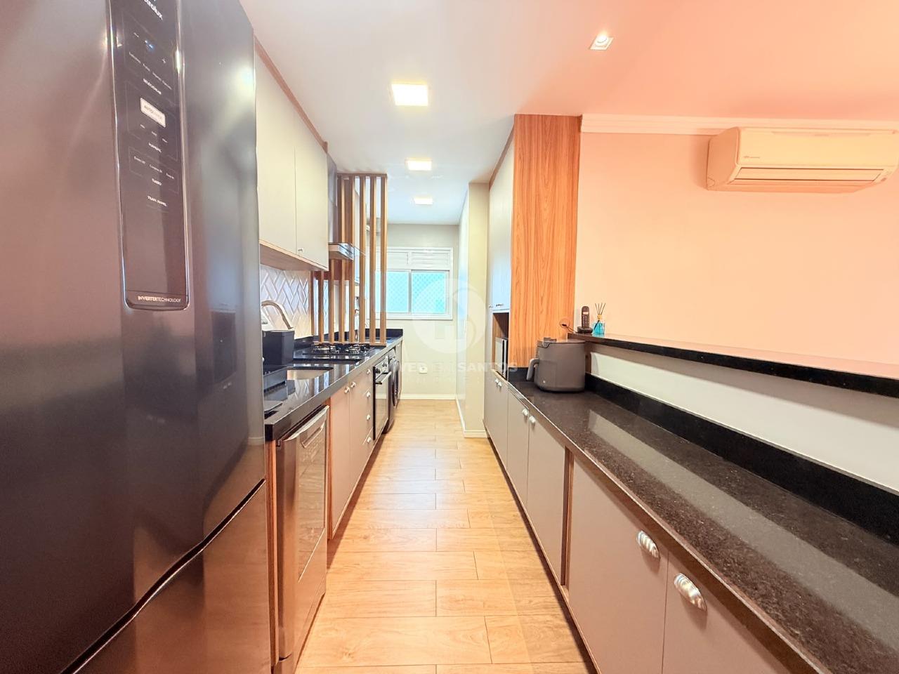 Apartamento Mobiliado 77 m², 3 Dormitórios, Suíte, Varanda Gourmet, 2 Vagas e Lazer Completo na Ponta da Praia – Santos/SP em Ponta da Praia, Santos — foto 18