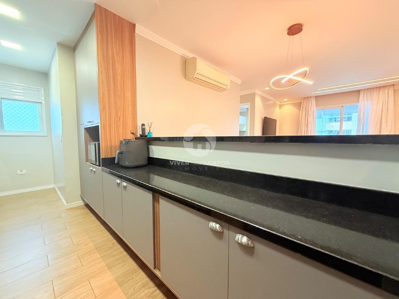 Apartamento Mobiliado 77 m², 3 Dormitórios, Suíte, Varanda Gourmet, 2 Vagas e Lazer Completo na Ponta da Praia – Santos/SP em Ponta da Praia, Santos — foto 19
