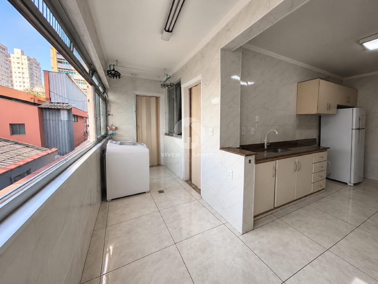 Apartamento 140 m², 3 Dormitórios, Suíte, Dependência Completa e 2 Vagas no Gonzaga – Santos/SP em Gonzaga, Santos — foto 16