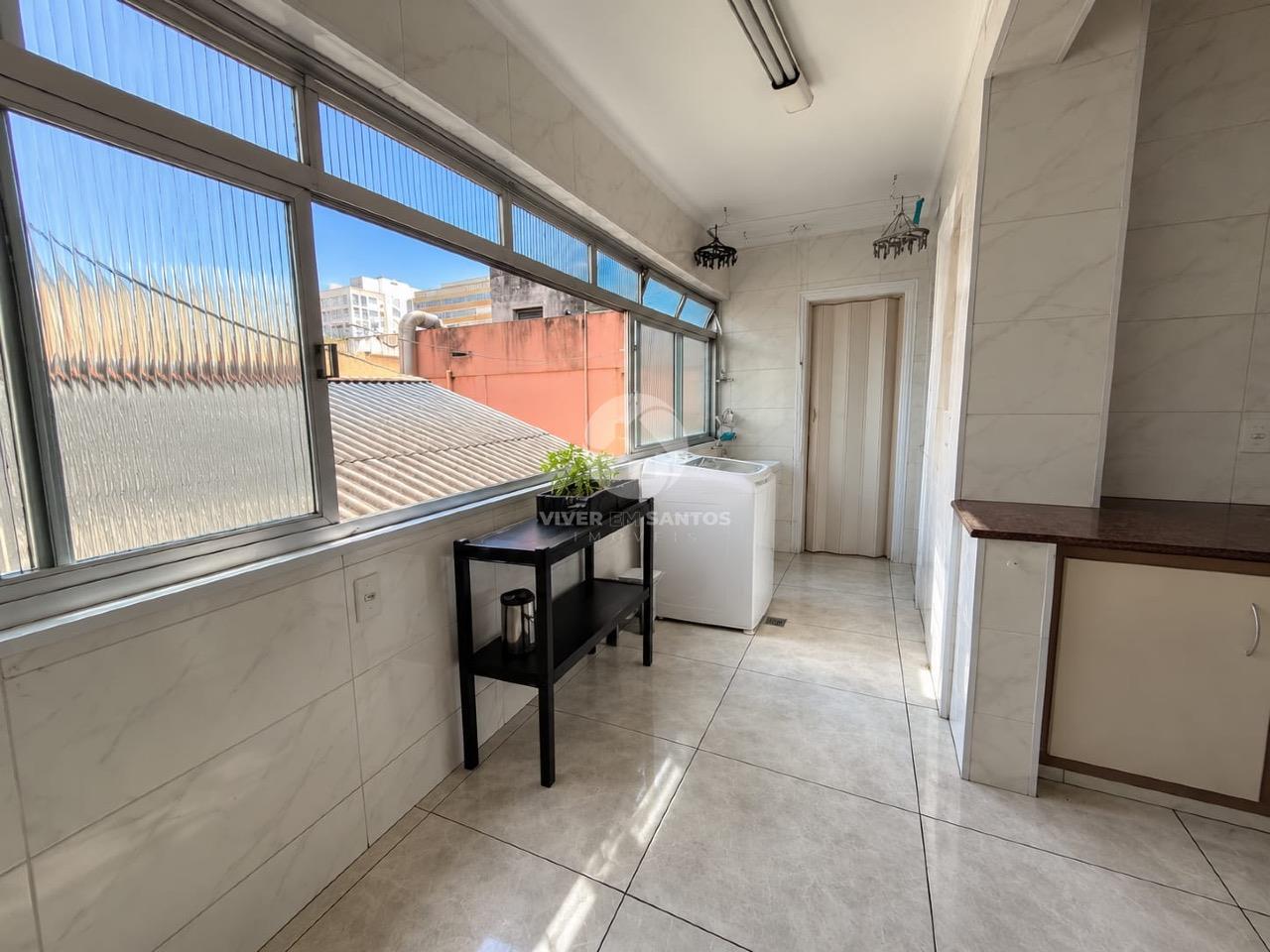 Apartamento 140 m², 3 Dormitórios, Suíte, Dependência Completa e 2 Vagas no Gonzaga – Santos/SP em Gonzaga, Santos — foto 17