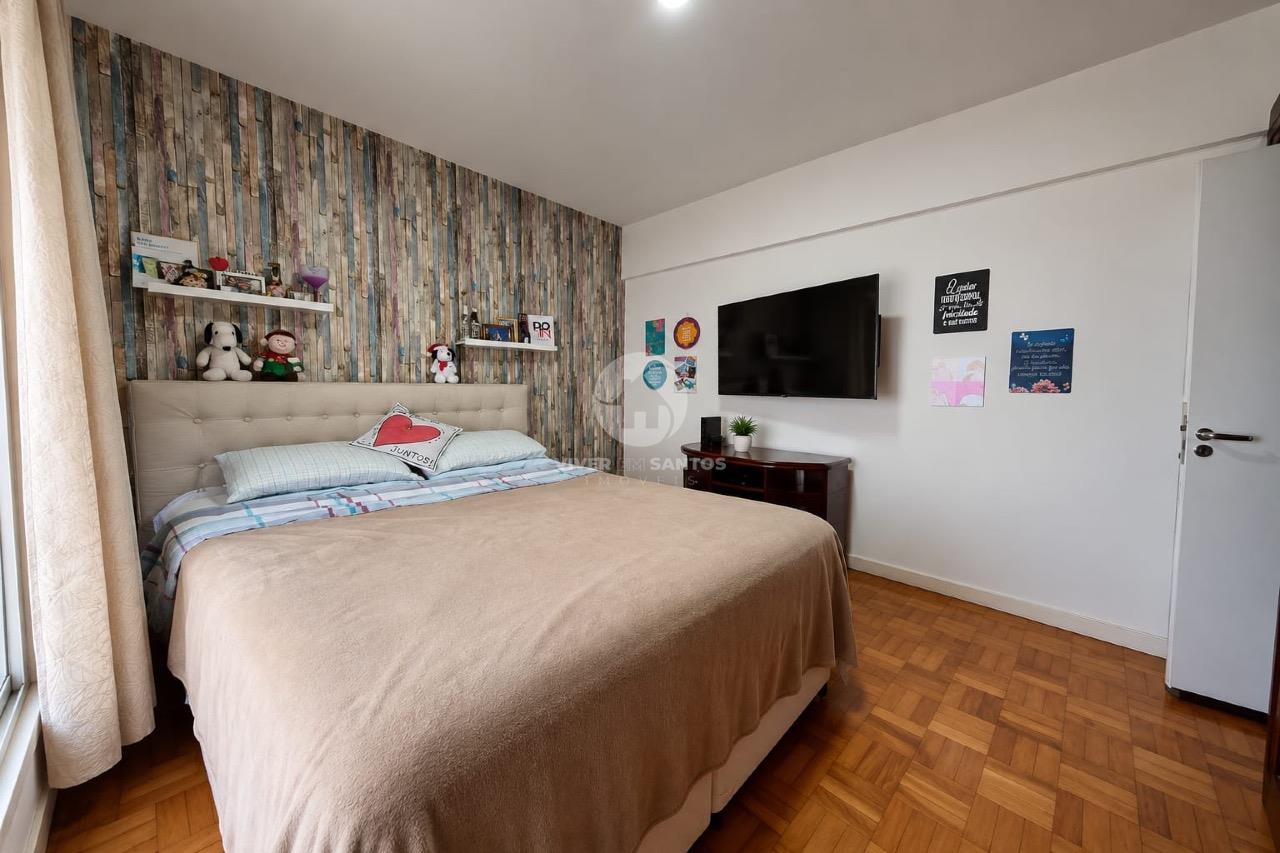 Apartamento 140 m², 3 Dormitórios, Suíte, Dependência Completa e 2 Vagas no Gonzaga – Santos/SP em Gonzaga, Santos — foto 5