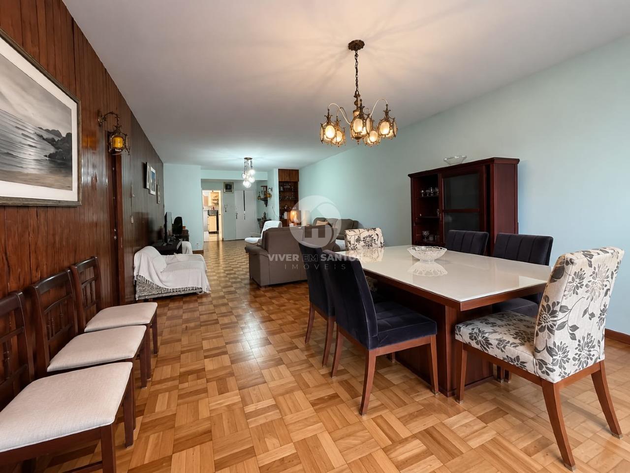 Apartamento 140 m², 3 Dormitórios, Suíte, Dependência Completa e 2 Vagas no Gonzaga – Santos/SP em Gonzaga, Santos — foto 2