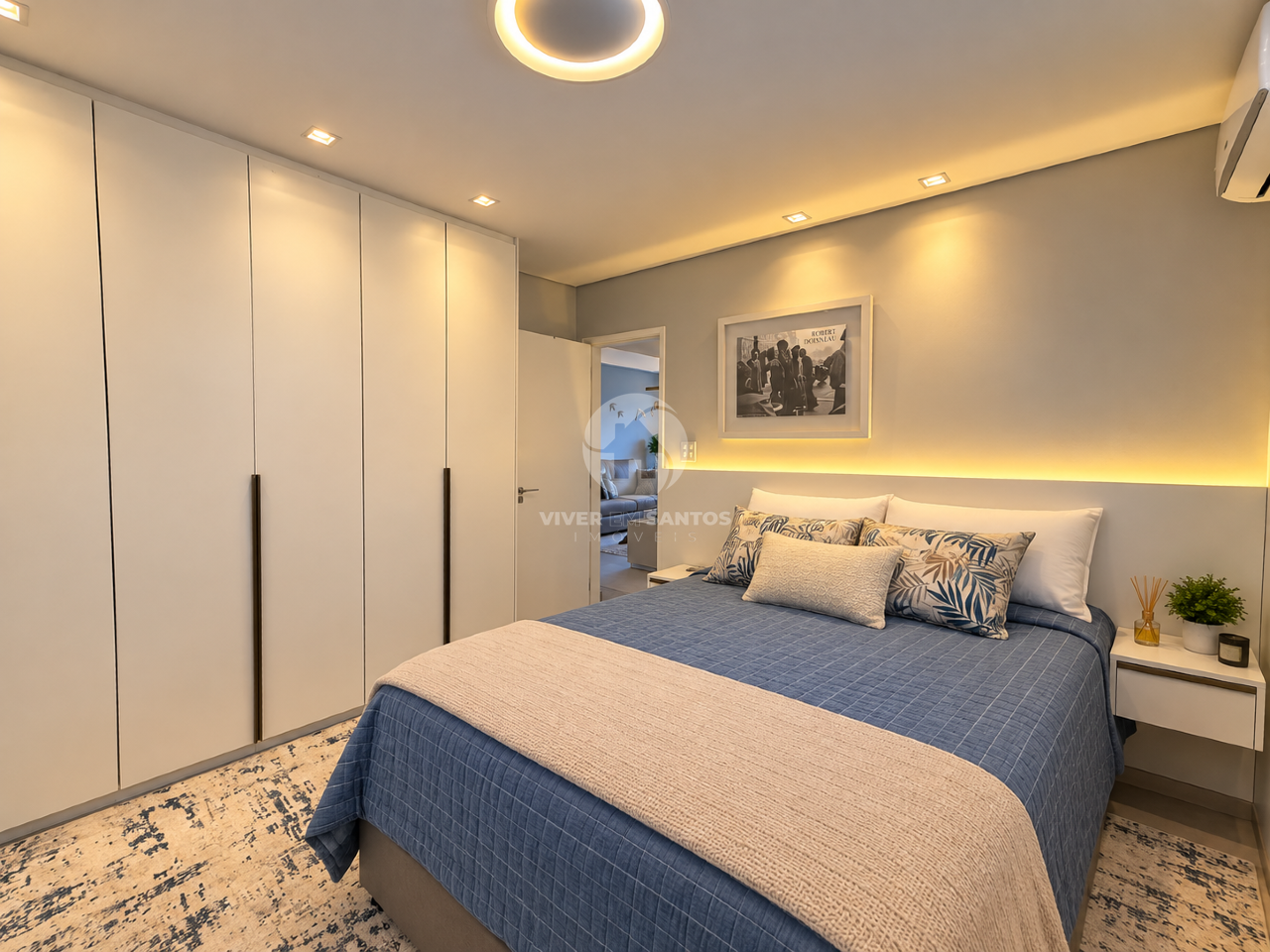 Apartamento Reformado 85 m², 2 Dormitórios, Vista Livre e Vaga Demarcada no Boqueirão – Santos/SP em Boqueirão, Santos — foto 12