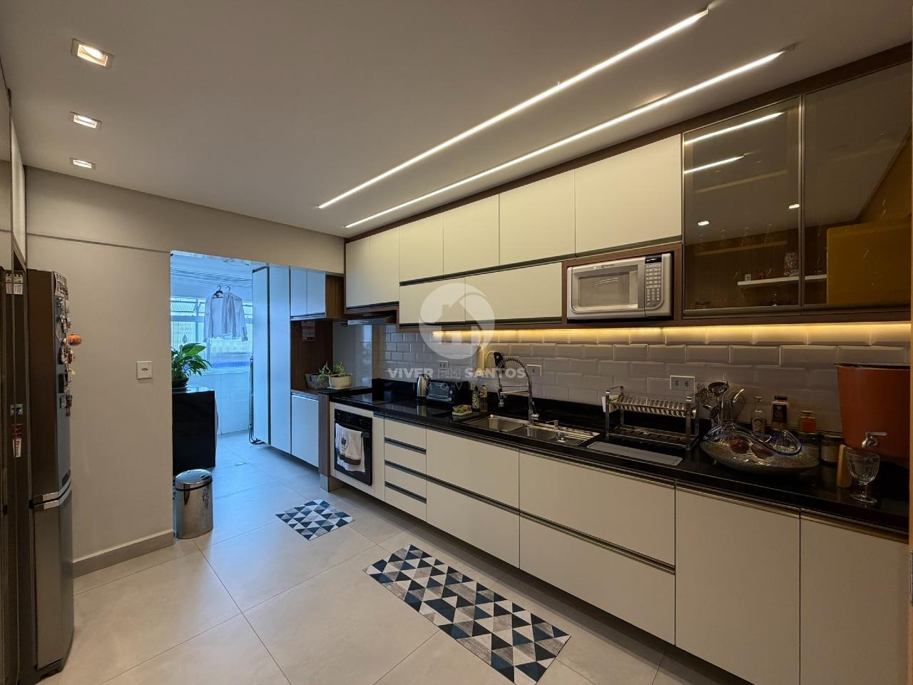 Apartamento Reformado 85 m², 2 Dormitórios, Vista Livre e Vaga Demarcada no Boqueirão – Santos/SP em Boqueirão, Santos — foto 14