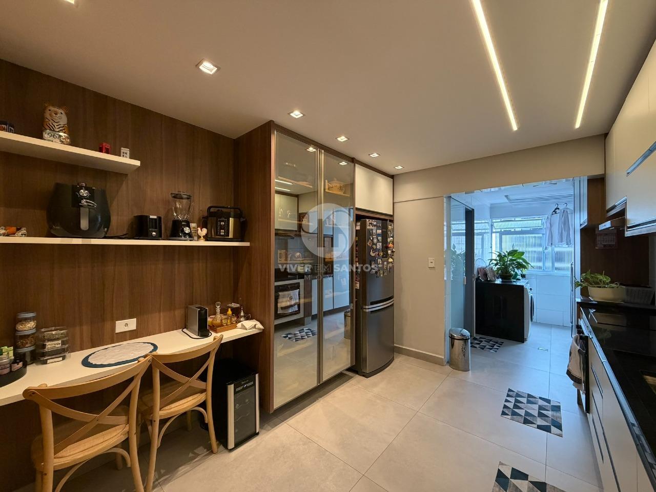 Apartamento Reformado 85 m², 2 Dormitórios, Vista Livre e Vaga Demarcada no Boqueirão – Santos/SP em Boqueirão, Santos — foto 15