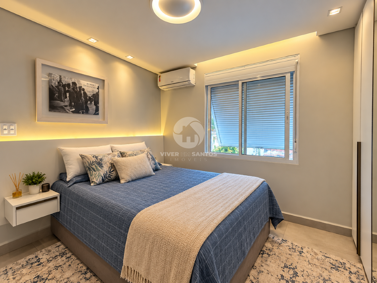 Apartamento Reformado 85 m², 2 Dormitórios, Vista Livre e Vaga Demarcada no Boqueirão – Santos/SP em Boqueirão, Santos — foto 13