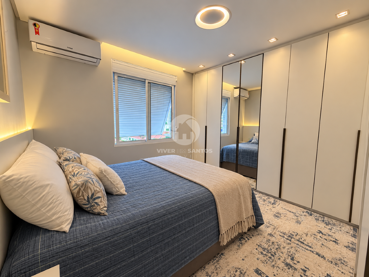 Apartamento Reformado 85 m², 2 Dormitórios, Vista Livre e Vaga Demarcada no Boqueirão – Santos/SP em Boqueirão, Santos — foto 11