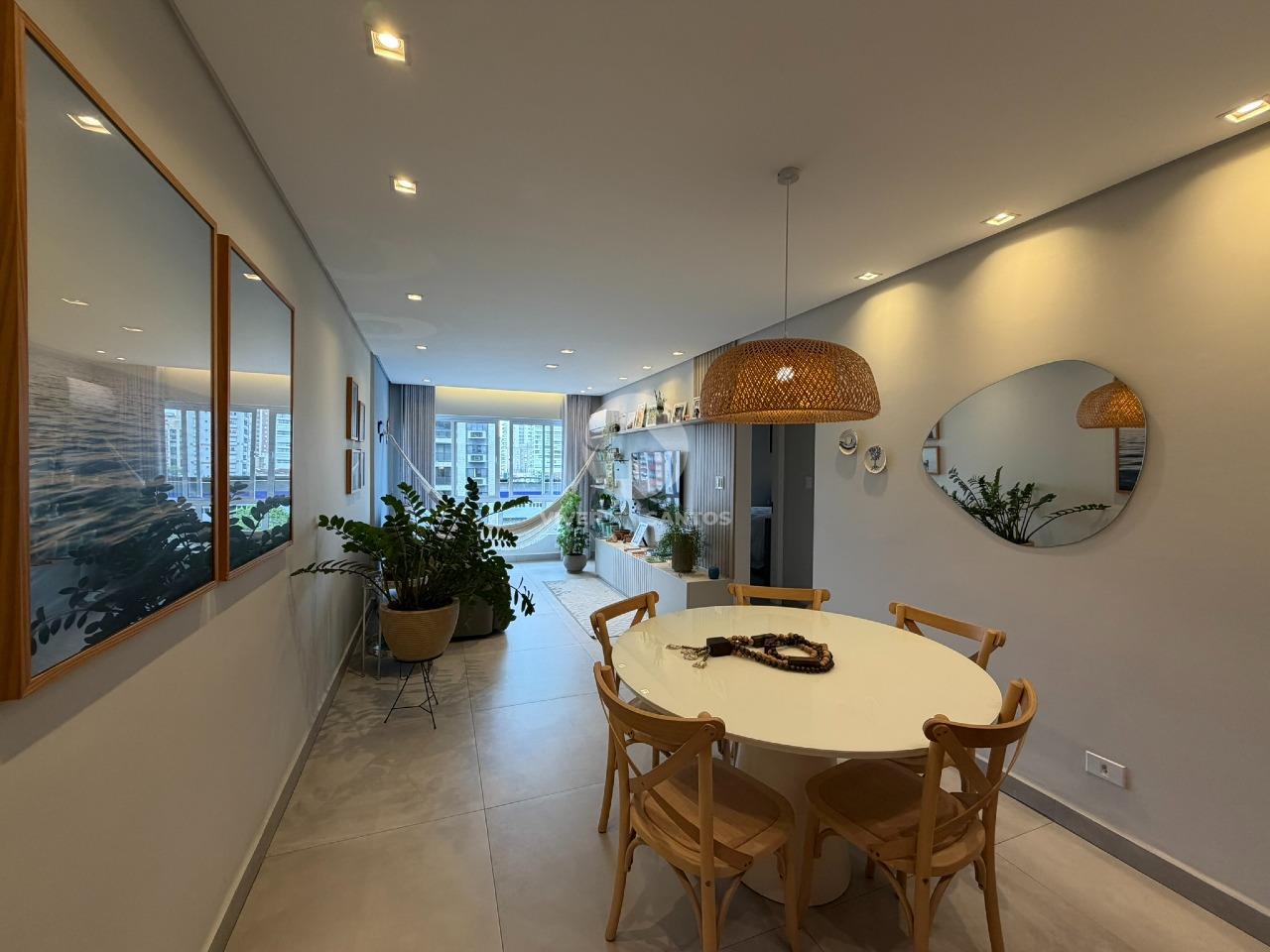 Apartamento Reformado 85 m², 2 Dormitórios, Vista Livre e Vaga Demarcada no Boqueirão – Santos/SP em Boqueirão, Santos — foto 3
