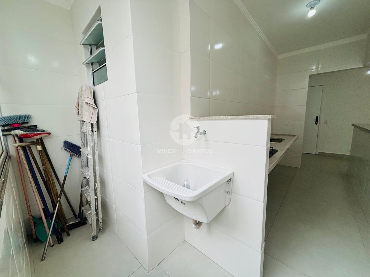 Apartamento Reformado, 2 Dormitórios, Suíte e Vista para o Mar no José Menino – Santos/SP em José Menino, Santos — foto 7