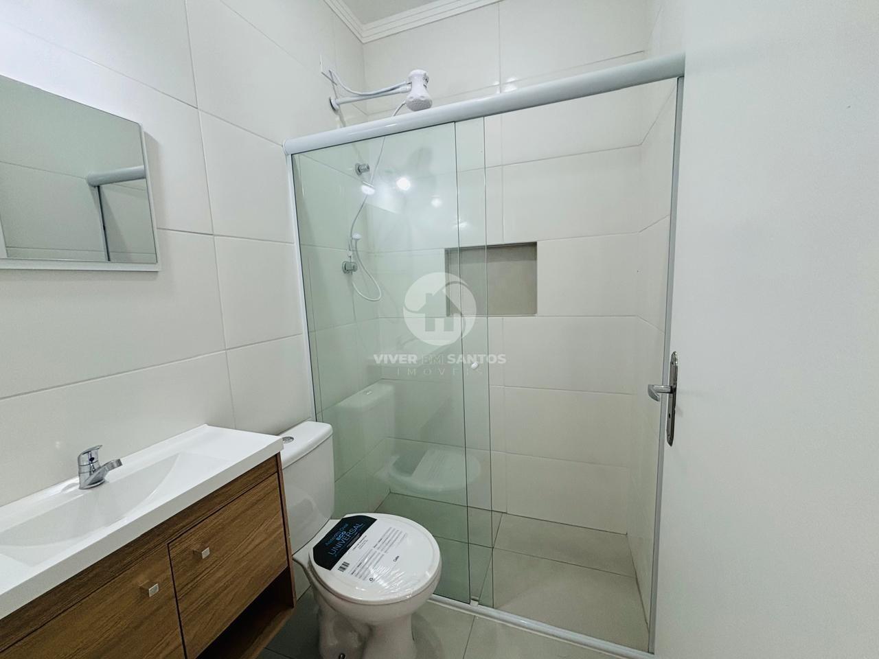 Apartamento Reformado, 2 Dormitórios, Suíte e Vista para o Mar no José Menino – Santos/SP em José Menino, Santos — foto 13