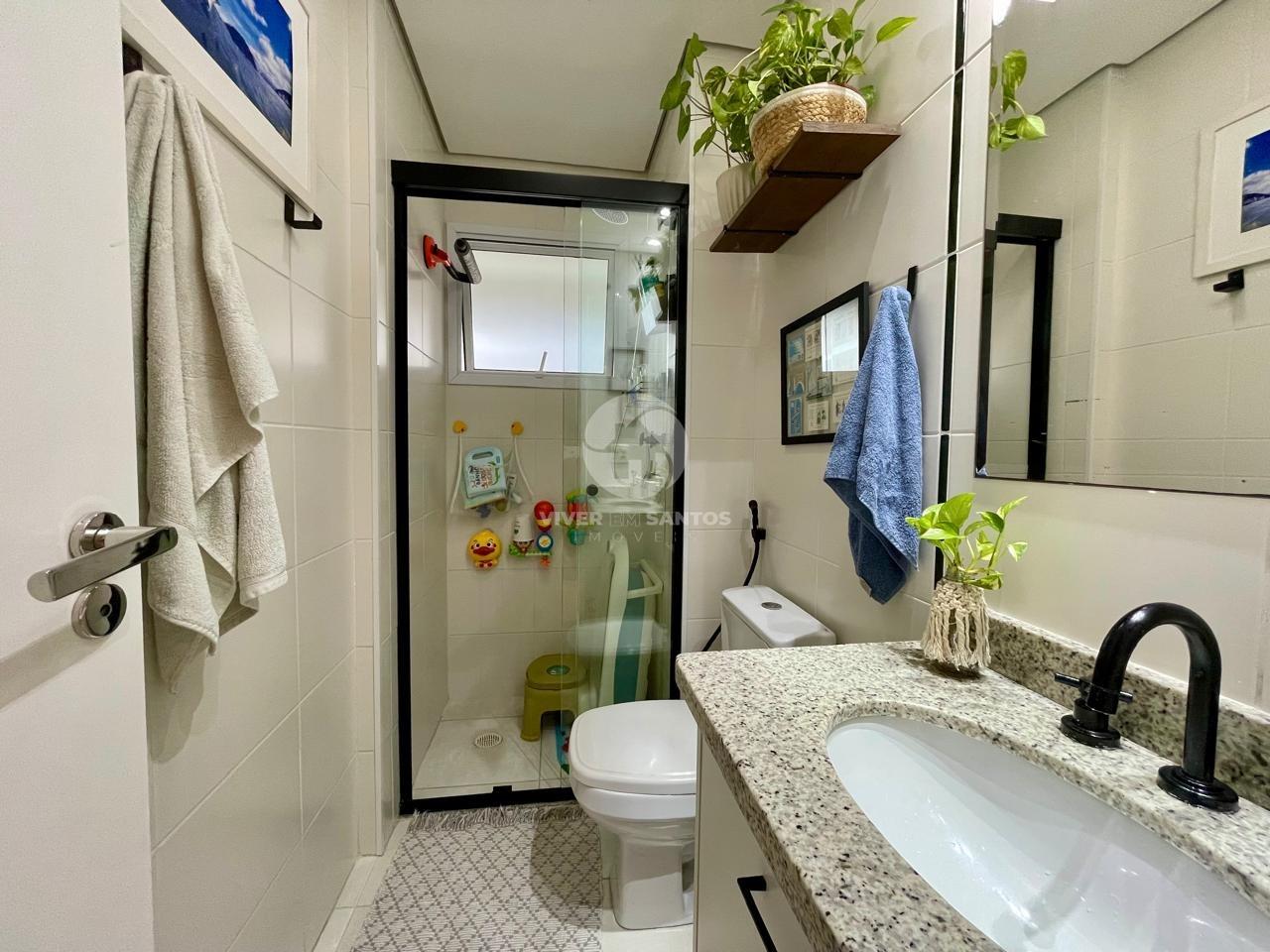 Apartamento 2 Dormitórios, Suíte, 2 Varandas, Planejados e Lazer Completo no Gonzaga – Santos/SP em Gonzaga, Santos — foto 12