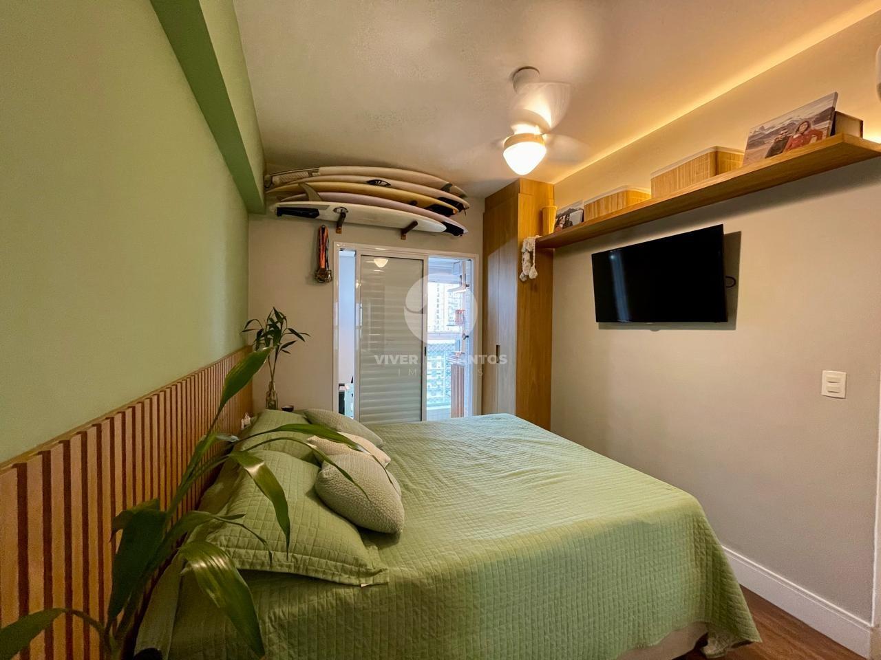 Apartamento 2 Dormitórios, Suíte, 2 Varandas, Planejados e Lazer Completo no Gonzaga – Santos/SP em Gonzaga, Santos — foto 8