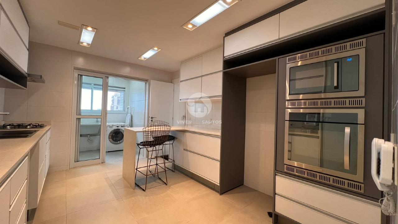 Apartamento Alto Padrão 184 m², 3 Suítes, Varanda com Churrasqueira, 3 Vagas e Lazer Completo na Vila Rica – Santos/SP em Boqueirão, Santos — foto 22