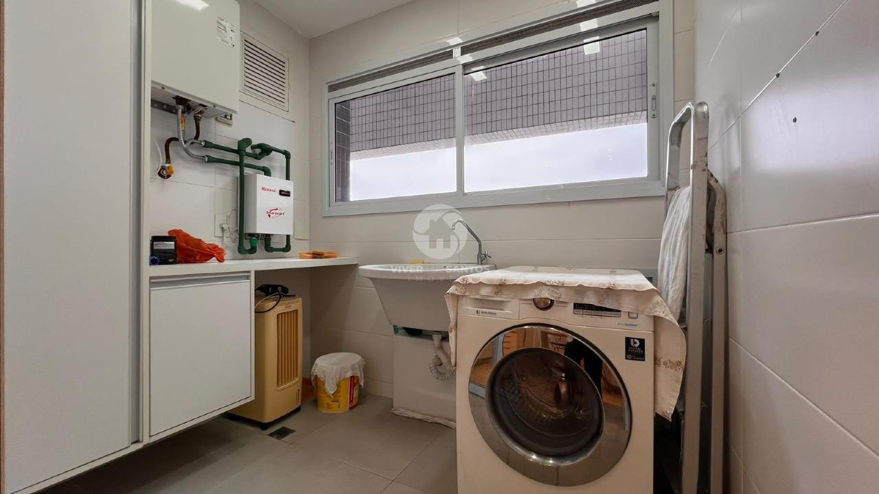 Apartamento Alto Padrão 184 m², 3 Suítes, Varanda com Churrasqueira, 3 Vagas e Lazer Completo na Vila Rica – Santos/SP em Boqueirão, Santos — foto 26
