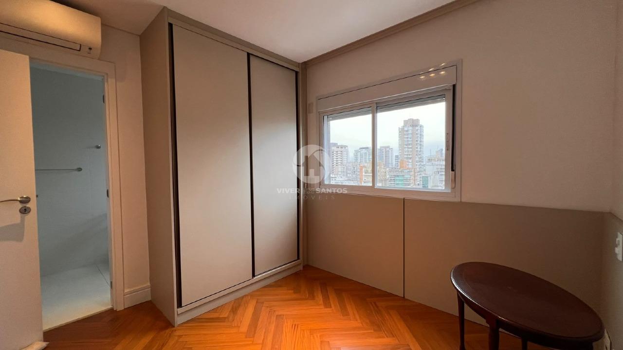 Apartamento Alto Padrão 184 m², 3 Suítes, Varanda com Churrasqueira, 3 Vagas e Lazer Completo na Vila Rica – Santos/SP em Boqueirão, Santos — foto 9