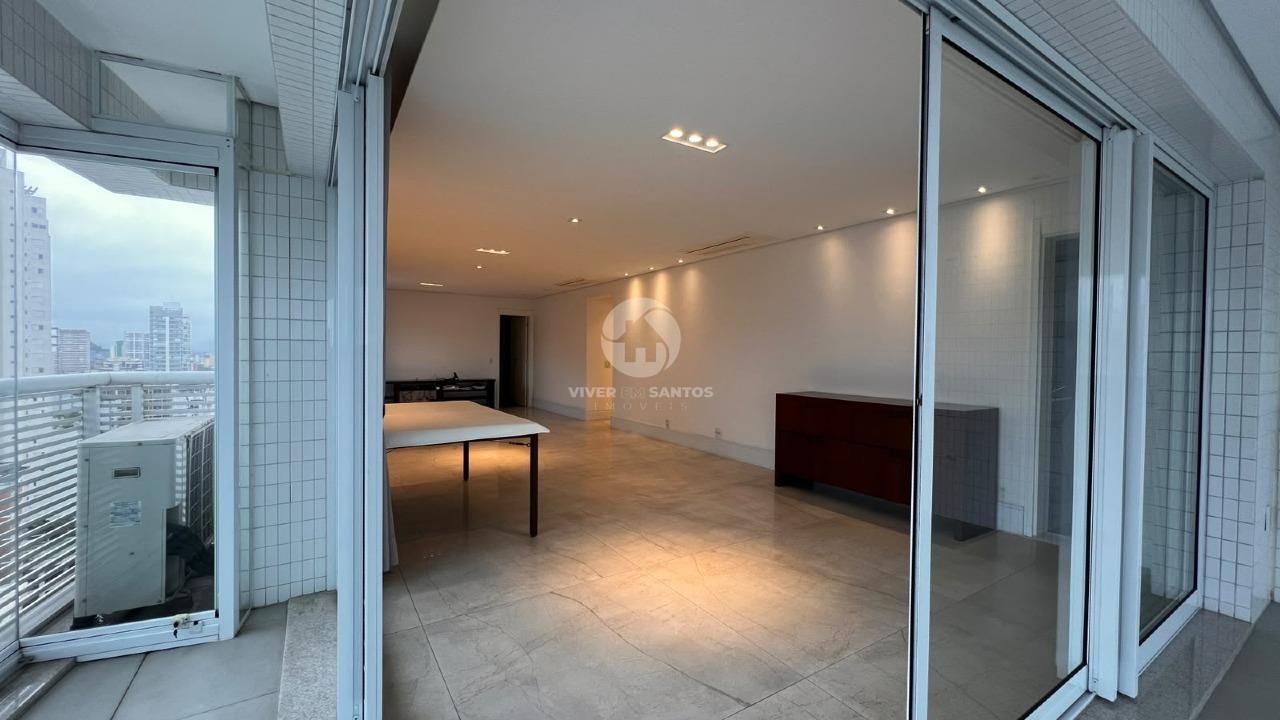 Apartamento Alto Padrão 184 m², 3 Suítes, Varanda com Churrasqueira, 3 Vagas e Lazer Completo na Vila Rica – Santos/SP em Boqueirão, Santos — foto 6