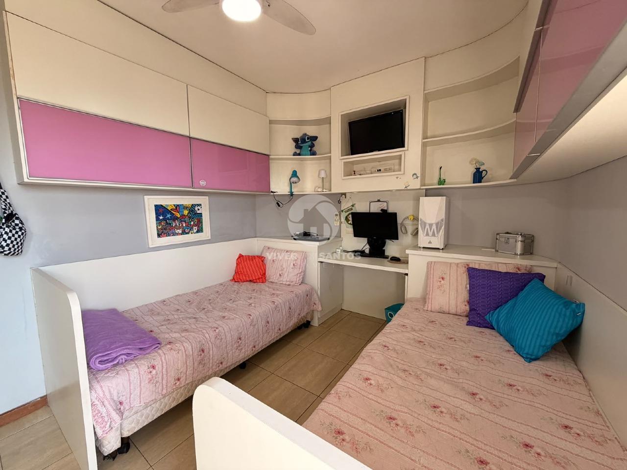 Apartamento 3 Dormitórios, Suíte com Closet, Sacada, Vista Livre e Lazer Completo na Ponta da Praia – Santos/SP em Ponta da Praia, Santos — foto 12