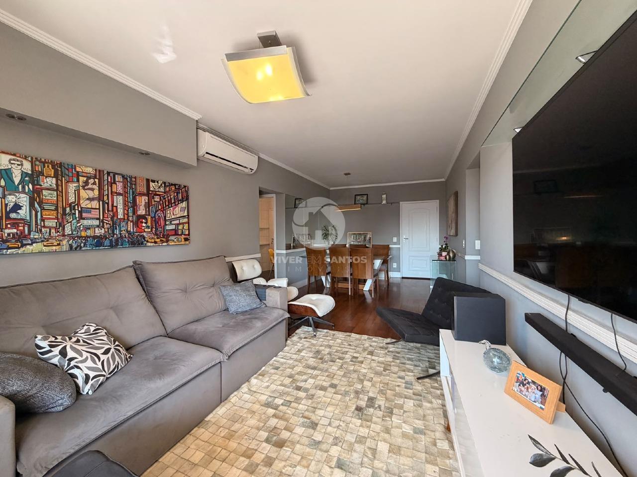 Apartamento 3 Dormitórios, Suíte com Closet, Sacada, Vista Livre e Lazer Completo na Ponta da Praia – Santos/SP em Ponta da Praia, Santos — foto 2