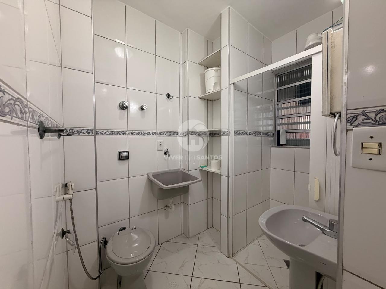 Apartamento 58 m², 1 Dormitório em Prédio Frente Mar no Boqueirão – Santos/SP em Boqueirão, Santos — foto 7