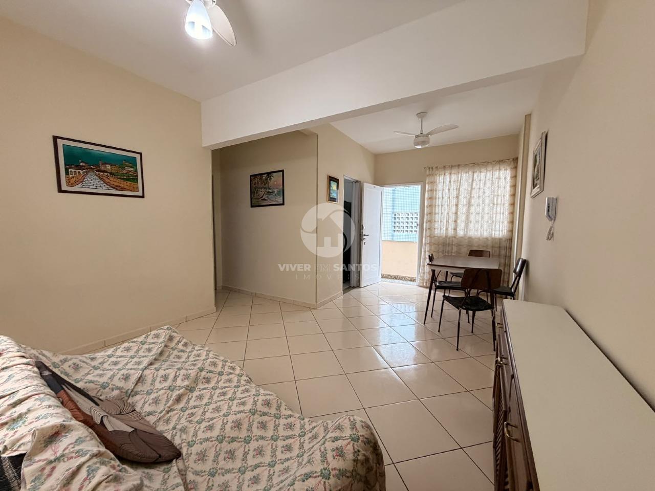 Apartamento 58 m², 1 Dormitório em Prédio Frente Mar no Boqueirão – Santos/SP em Boqueirão, Santos — foto 3