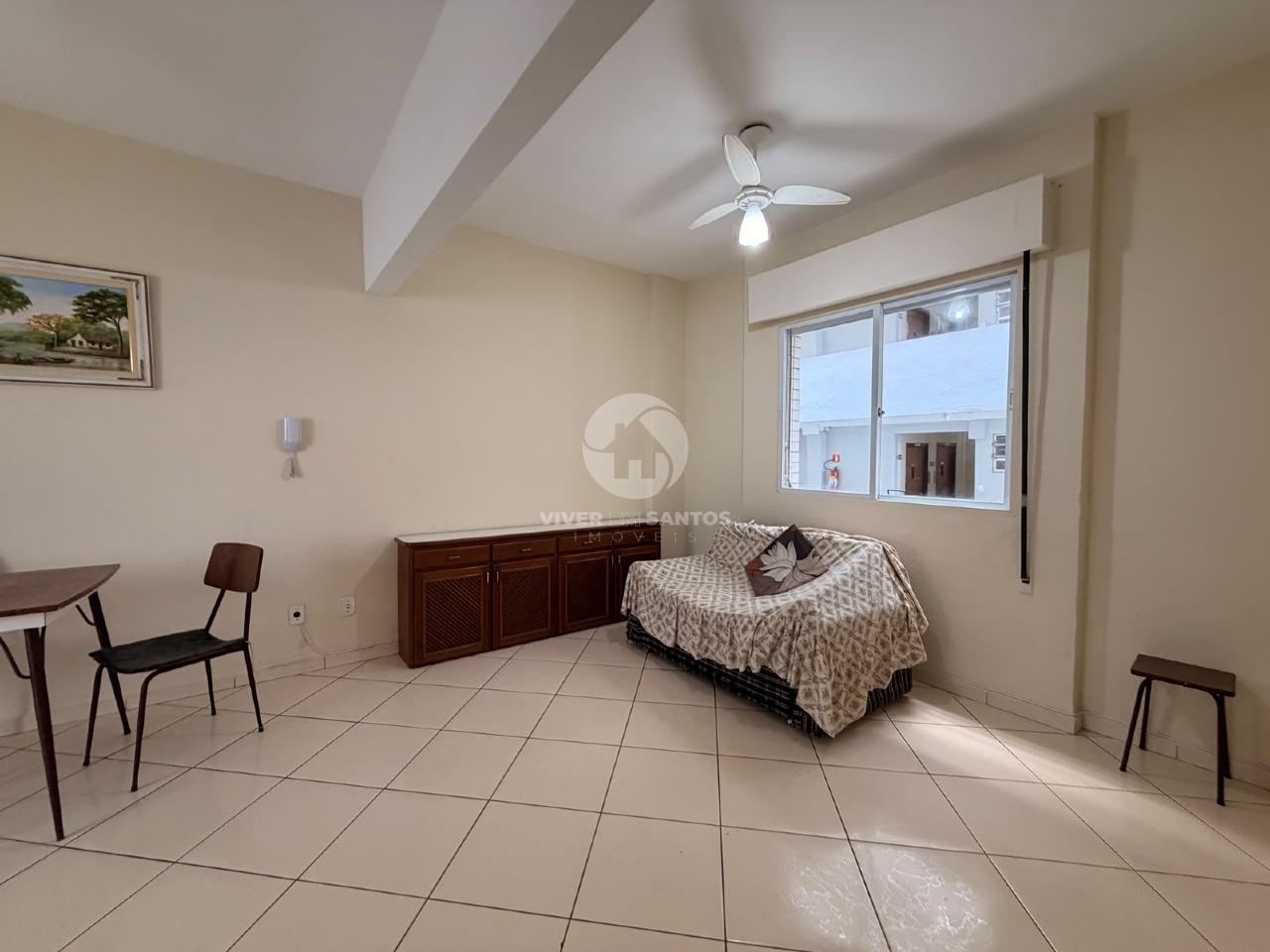 Apartamento 58 m², 1 Dormitório em Prédio Frente Mar no Boqueirão – Santos/SP em Boqueirão, Santos — foto 2