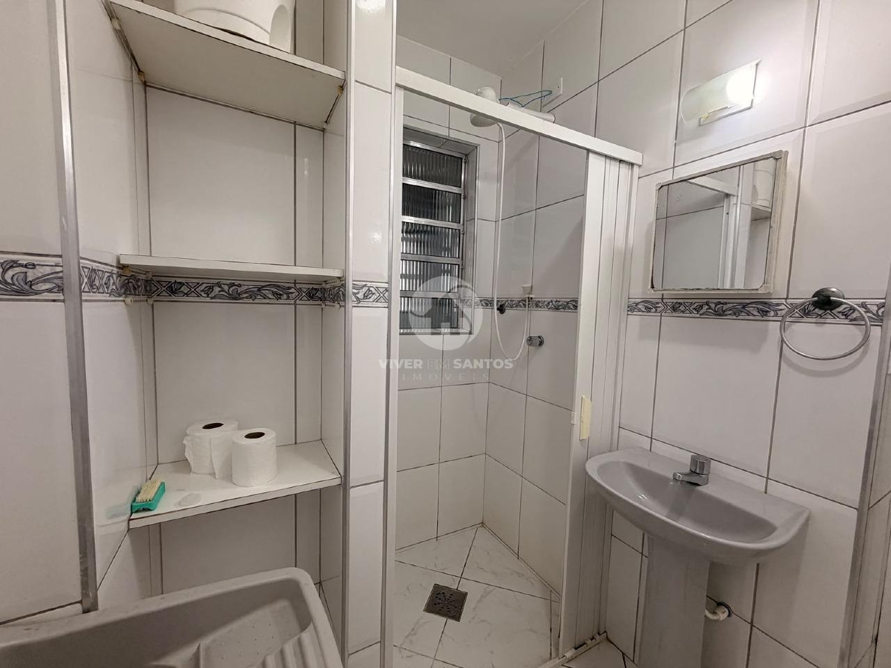 Apartamento 58 m², 1 Dormitório em Prédio Frente Mar no Boqueirão – Santos/SP em Boqueirão, Santos — foto 15