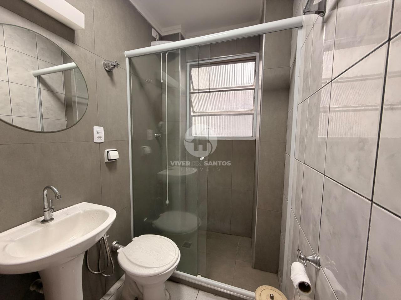 Sala Living Próxima à Praia e ao Shopping Praiamar no Embaré – Santos/SP em Embaré, Santos — foto 13