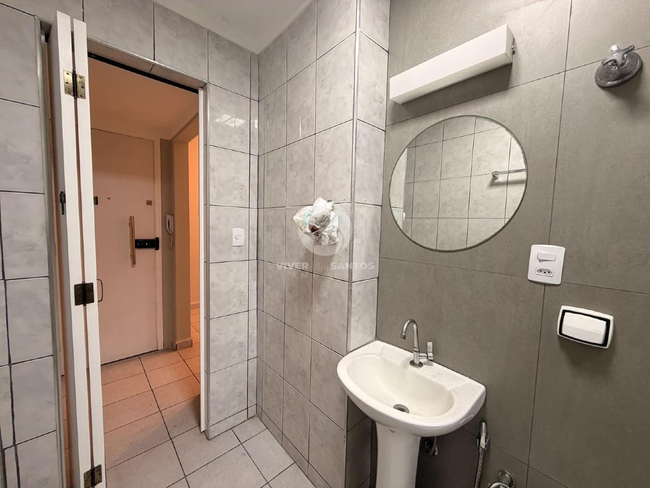 Sala Living Próxima à Praia e ao Shopping Praiamar no Embaré – Santos/SP em Embaré, Santos — foto 11