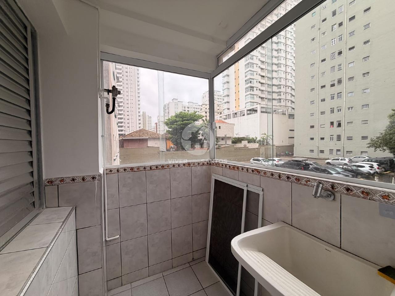 Sala Living Próxima à Praia e ao Shopping Praiamar no Embaré – Santos/SP em Embaré, Santos — foto 9