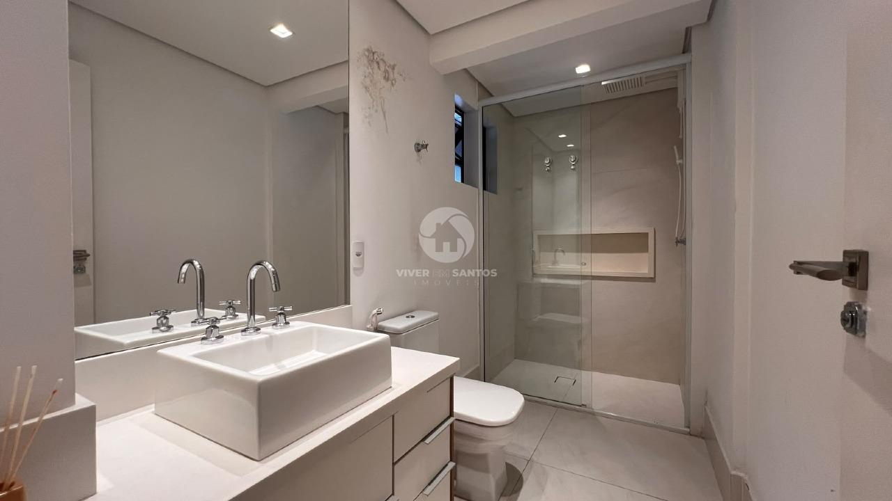 Apartamento Reformado 147 m², 3 Dormitórios, Suíte com Varanda e 2 Vagas na Pompéia – Santos/SP em Pompéia, Santos — foto 11