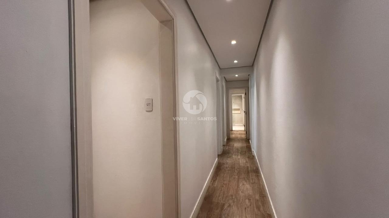 Apartamento Reformado 147 m², 3 Dormitórios, Suíte com Varanda e 2 Vagas na Pompéia – Santos/SP em Pompéia, Santos — foto 6