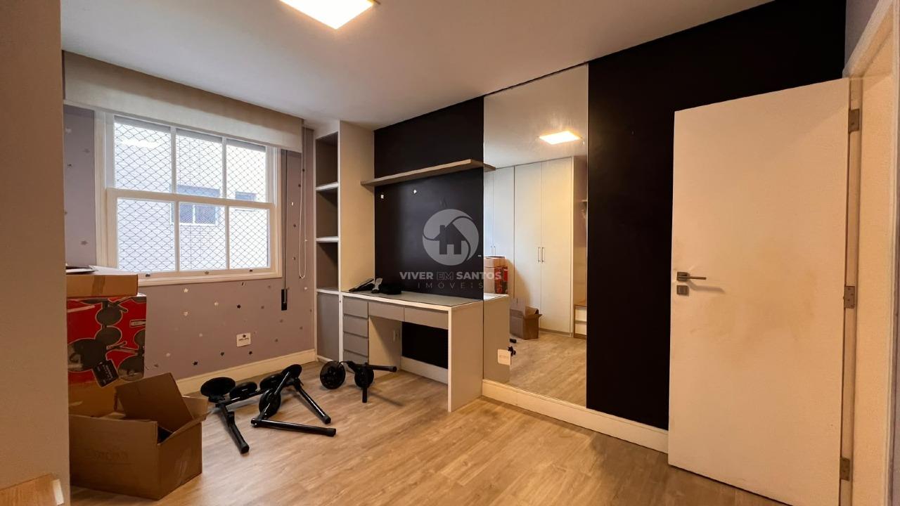 Apartamento Reformado 147 m², 3 Dormitórios, Suíte com Varanda e 2 Vagas na Pompéia – Santos/SP em Pompéia, Santos — foto 12