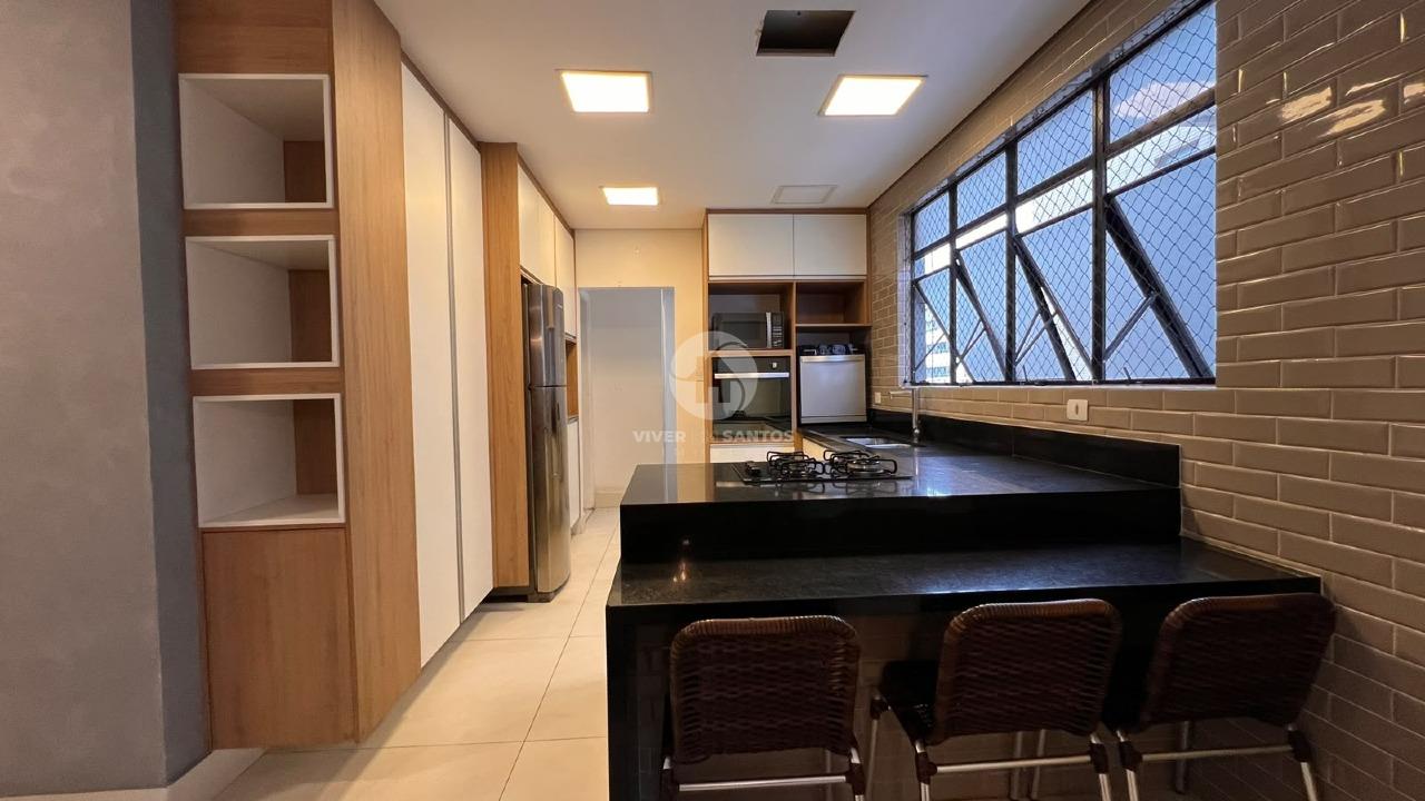 Apartamento Reformado 147 m², 3 Dormitórios, Suíte com Varanda e 2 Vagas na Pompéia – Santos/SP em Pompéia, Santos — foto 20