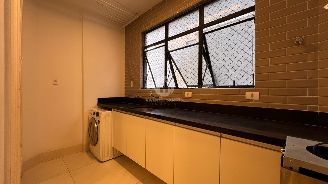 Apartamento Reformado 147 m², 3 Dormitórios, Suíte com Varanda e 2 Vagas na Pompéia – Santos/SP em Pompéia, Santos — foto 22
