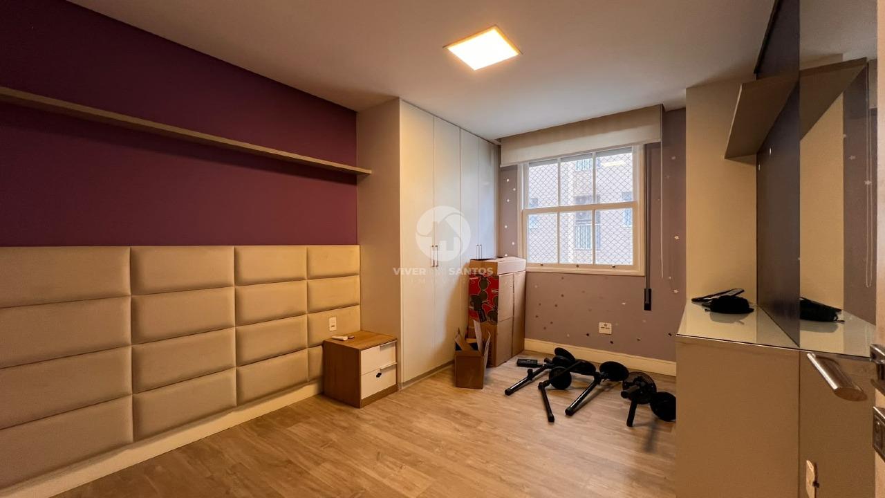 Apartamento Reformado 147 m², 3 Dormitórios, Suíte com Varanda e 2 Vagas na Pompéia – Santos/SP em Pompéia, Santos — foto 10