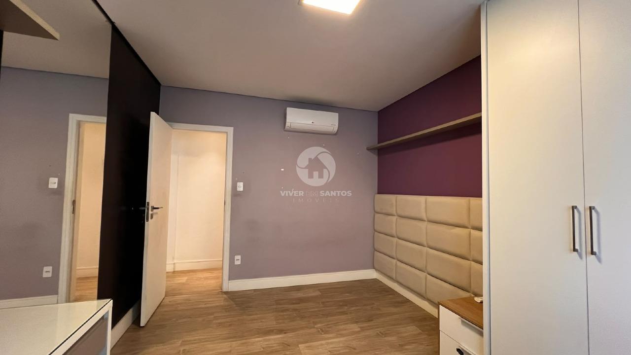 Apartamento Reformado 147 m², 3 Dormitórios, Suíte com Varanda e 2 Vagas na Pompéia – Santos/SP em Pompéia, Santos — foto 7